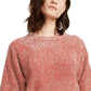 Suéter Alfani Feminino Eyelash Metálico Rosa Tamanho Grande