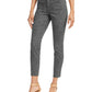 Calça jeans skinny feminina curvilínea, tamanho 2, cinza, estilo &amp; co