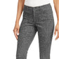 Calça jeans skinny feminina curvilínea, tamanho 2, cinza, estilo &amp; co