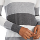 Suéter listrado feminino Maison Jules cinza tamanho XX-G