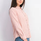 Camisa feminina de veludo cotelê liso Charter Club, rosa, tamanho extra pequeno