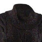 Suéter feminino Charter Club com gola alta e glitter, preto, tamanho extragrande