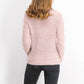 Suéter feminino Charter Club Petite Cable-Knit rosa tamanho médio