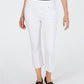 Calça skinny cropped feminina INC International Concepts Curvy Pull-On, bege, tamanho 6