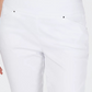 Calça skinny cropped feminina INC International Concepts Curvy Pull-On, bege, tamanho 6