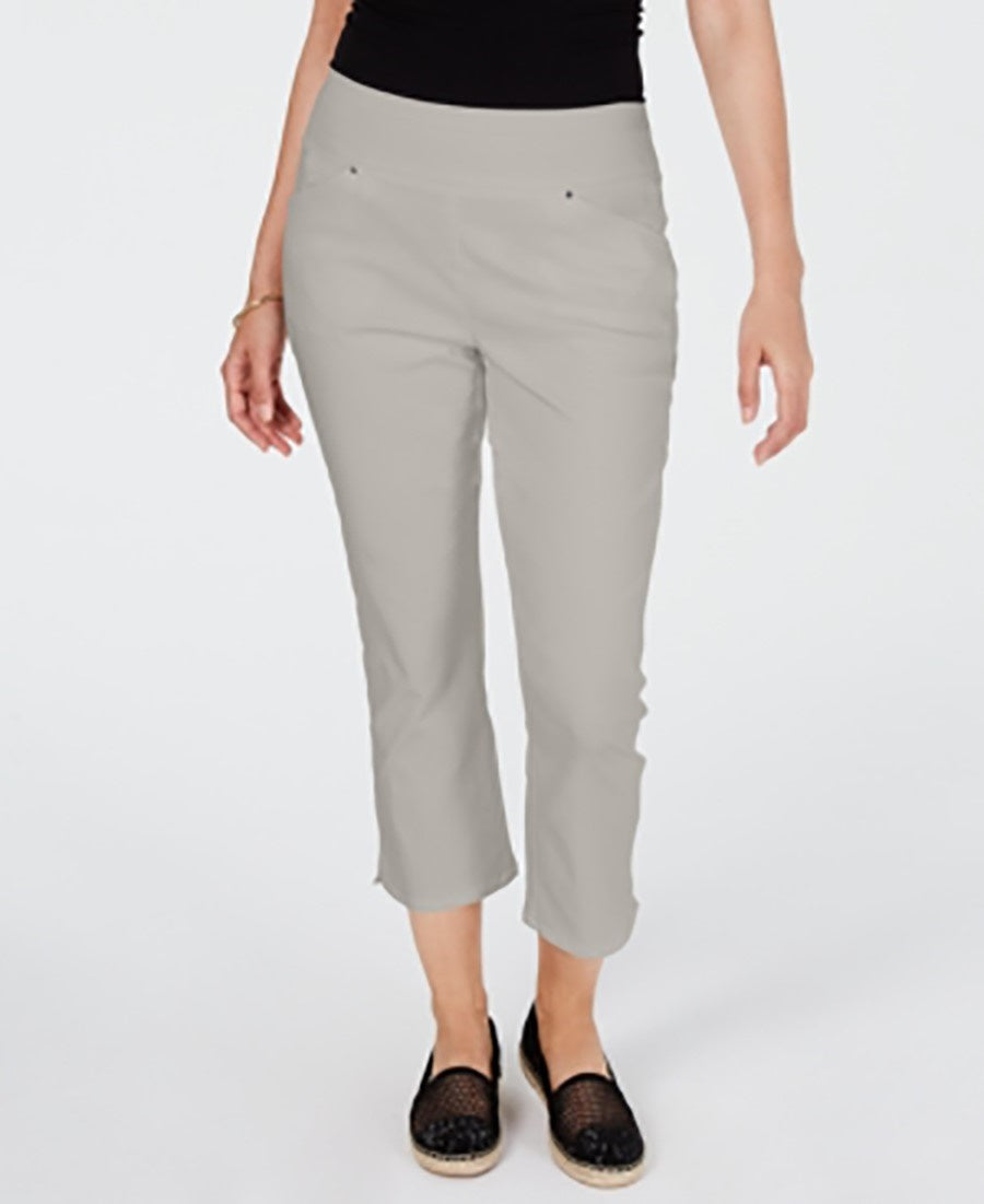 Calça skinny feminina INC International Concepts, cintura média, bege, tamanho 8