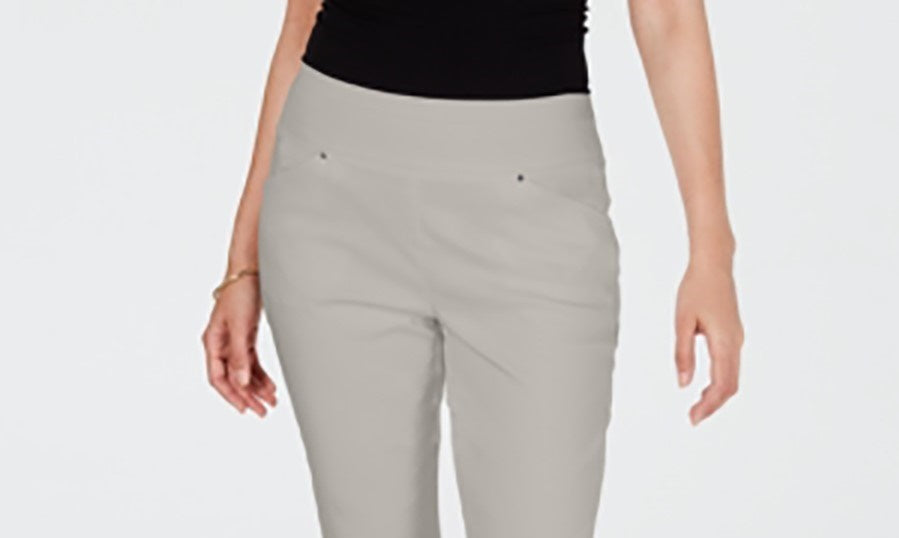 Calça skinny feminina INC International Concepts, cintura média, bege, tamanho 8