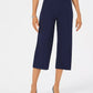 Calça curta feminina JM Collection azul tamanho grande