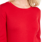 Karen Scott Suéter Feminino com Barra Colorida e Blocos Vermelho Tamanho X-G