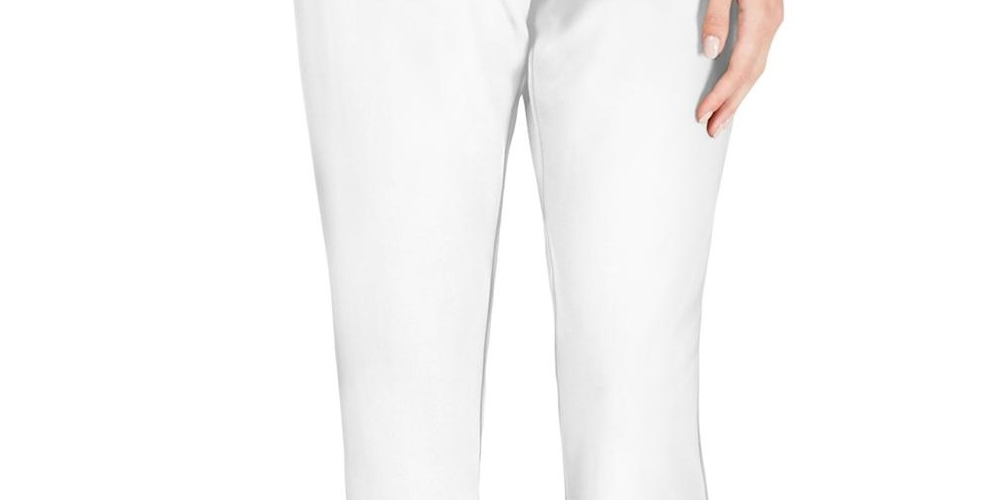 Calça feminina Paperbag com perna afunilada, tamanho 10, da INC International Concepts
