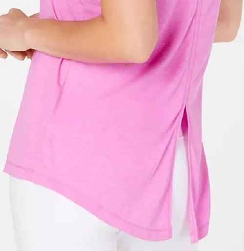 Ideology Regata feminina com amarração nas costas, roxa, tamanho extragrande