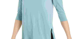 Blusa assimétrica com ombros descobertos Alfani feminina, verde, tamanho XX-G