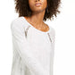 Suéter Peekaboo Grommet Feminino INC International Concepts Cinza Tamanho Grande