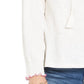 Blusa feminina bordada com ombros de fora, tamanho natural, pequena, estilo &amp; co