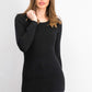 Suéter feminino estilo &amp; co com pontos mistos, preto, tamanho extragrande