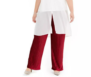 Blusa túnica feminina Alfani com abertura frontal, branca, tamanho 1X