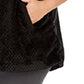 Jaqueta Sherpa Acolchoada Plus Size Feminina Ideology Preta Tamanho 1X