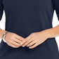 Karen Scott Top Feminino de Algodão com Argola Azul Tamanho P
