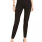 Calça skinny feminina Alfani com aba estendida, preta, tamanho 4, pequena