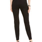 Calça skinny feminina Alfani com aba estendida, preta, tamanho 4, pequena