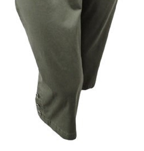 Calça Capri Plus Size Karen Scott Feminina Cinza Tamanho 22W