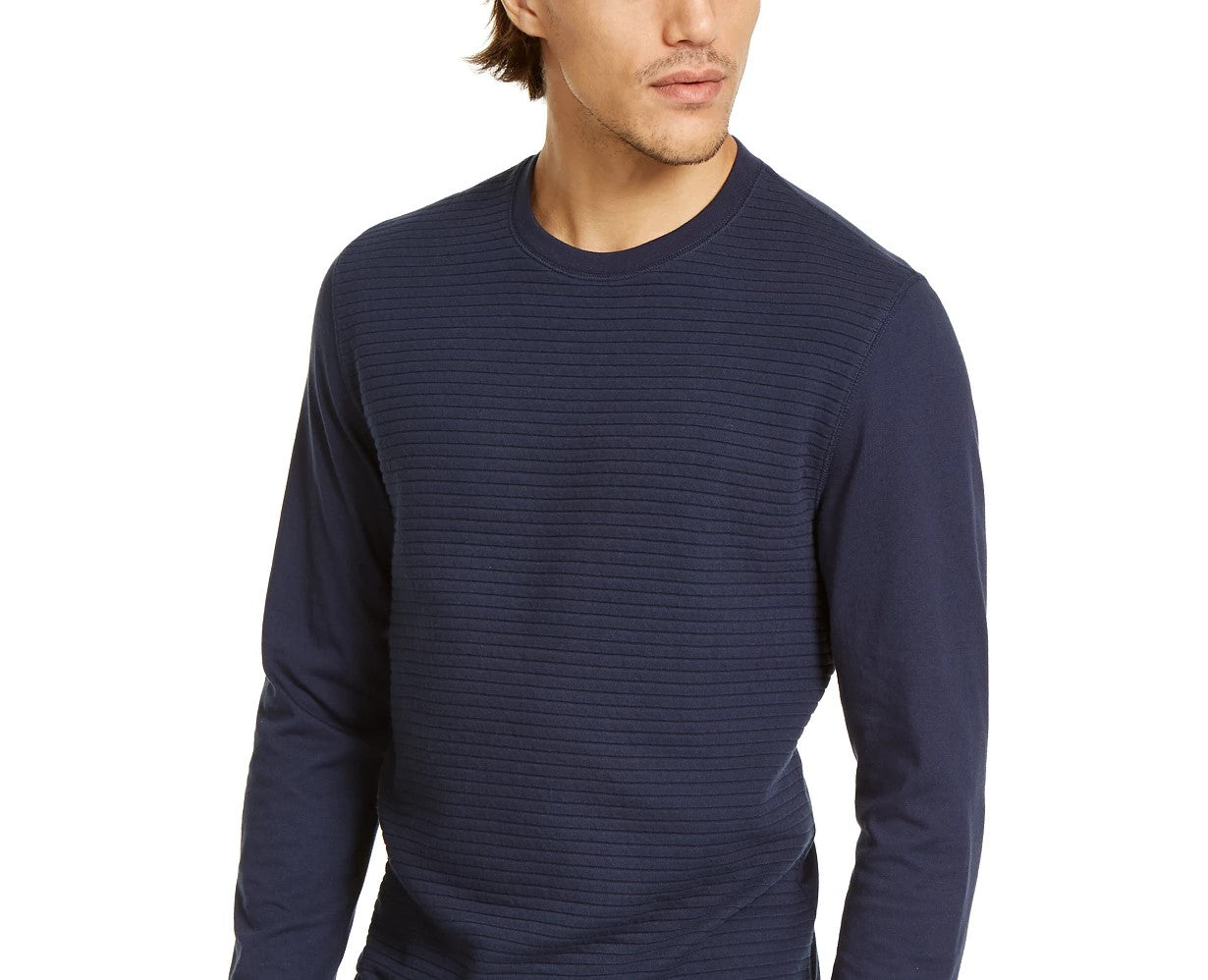 Camiseta masculina otomana INC International Concepts azul escuro tamanho pequeno