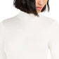 Body feminino Bar III Becca Tilley X gola alta, branco, tamanho grande