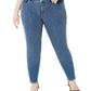Calça jeans skinny feminina plus size com bolinhas, da INC International Concepts, azul, tamanho 18W
