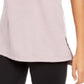 Camiseta feminina Ideology Fitness Running Roxa Tamanho X-S