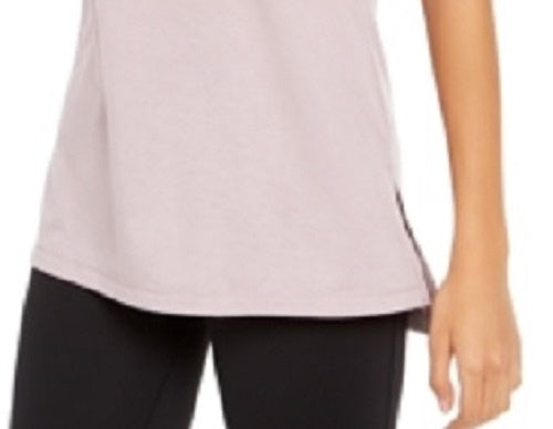 Camiseta feminina Ideology Fitness Running Roxa Tamanho X-S