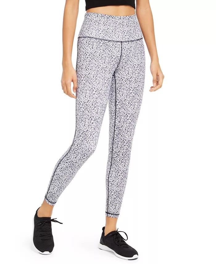 Leggings skinny estampadas brancas femininas Ideology, tamanho pequeno