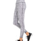 Leggings skinny estampadas brancas femininas Ideology, tamanho pequeno