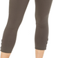Calça utilitária cropped feminina Style &amp; Co, verde, tamanho 12