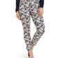 Calça jeans feminina Charter Club Bristol Tummy-Control estampada SkinNY azul tamanho 16