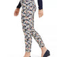 Calça jeans feminina Charter Club Bristol Tummy-Control estampada SkinNY azul tamanho 16