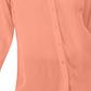 Blusa feminina transparente com mangas amarradas, tamanho grande, rosa médio, Charter Club