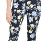 Calça jeans feminina Charter Club Floral Lexington com perna reta, azul, tamanho 8