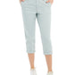 Calça Capri Chino Feminina Style &amp; Co Azul Tamanho 10