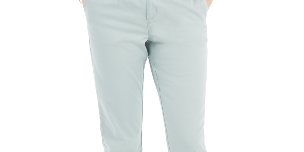 Calça Capri Chino Feminina Style &amp; Co Azul Tamanho 10