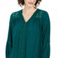 Top de crochê feminino com renda nas costas, verde, tamanho extra pequeno, estilo &amp; co