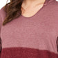 Moletom com capuz feminino plus size colorblocked Style &amp; Co, vermelho, tamanho 3X
