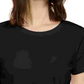 Blusa feminina Ponte Knit Twist da INC International Concepts, preta, tamanho pequeno