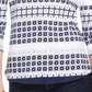 Camiseta feminina Charter Club Supima Cotton Star listrada azul tamanho X-S