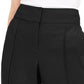 Calças Alfani Femininas Pintuck Tummy-Control Pretas Tamanho 14 Petite