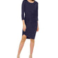 Vestido justo feminino INC International Concepts azul tamanho grande