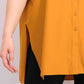 Túnica feminina Alfani sem mangas de malha com botões na frente, laranja, tamanho X-S