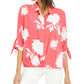 Blusa Alfani Feminina Frente Dobrada Rosa Tamanho P