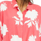 Blusa Alfani Feminina Frente Dobrada Rosa Tamanho P
