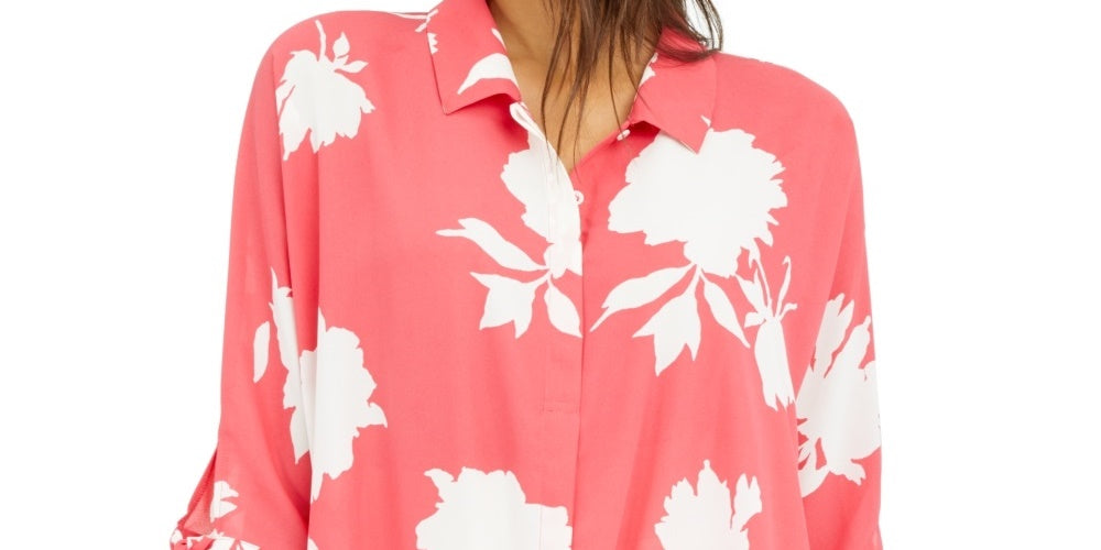 Blusa Alfani Feminina Frente Dobrada Rosa Tamanho P