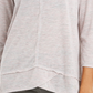 Top feminino com decote em V estilo &amp; co, rosa, tamanho extrapequeno